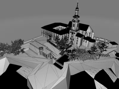 Nitra castle - Slovakia 3D model