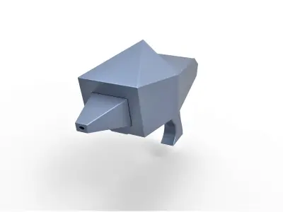 Big Alien Vaporizer pistol from The Invaders 1967 TV series 3D model