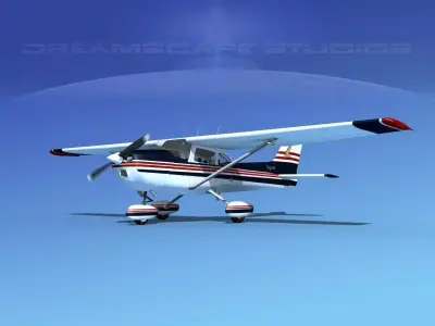 Cessna 172 Skyhawk 1976 V10 3D model