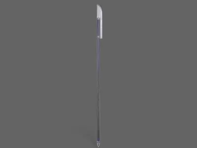 PBR Polearm V3a Low-poly 3D model