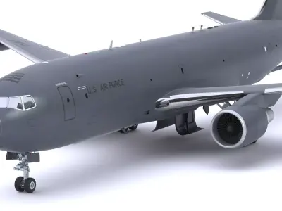Boeing KC-46 Pegasus with Cockpit 3D model