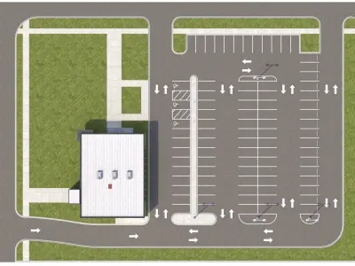 Commercial-036 Office Building 3D model