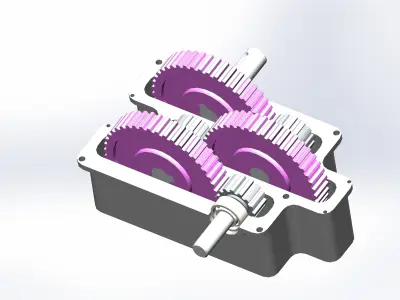 Gear Speed Reducer 3D model