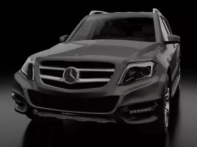 Mercedes-Benz GLK 350 SUV 2014 Free 3D model