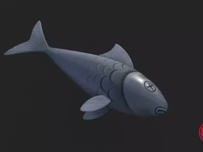 Fish 3D Model Low-poly 3D model