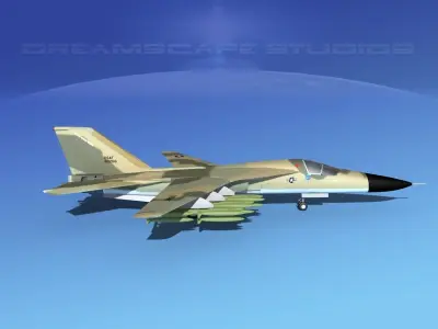 General Dynamics FB-111 Aardvark V02 3D model