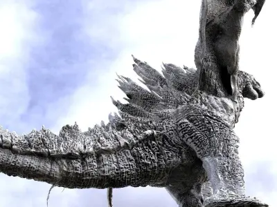 Drake God Lizard 2 3D model