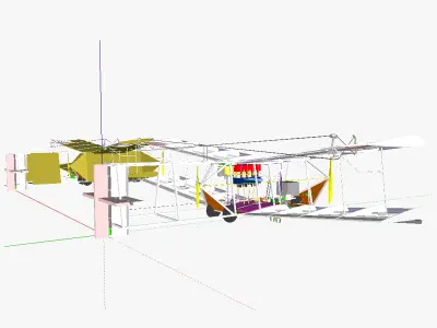 AT UAS Unmanned aerial system 3D model