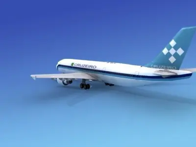 Airbus A300 Cruzeiro 3D model
