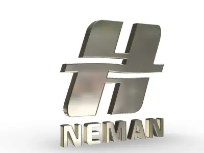 neman logo 3D model