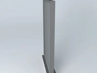 Memorial wall 2 Free 3D model