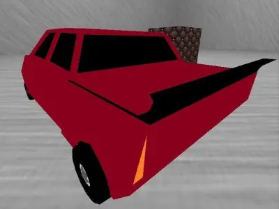 Sports Car Low-poly 3D model