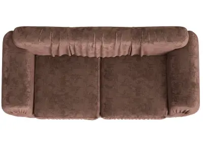 Sofa with pleats Free 3D model
