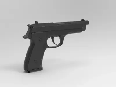 Bersa Thunder 9 pistol 3D model