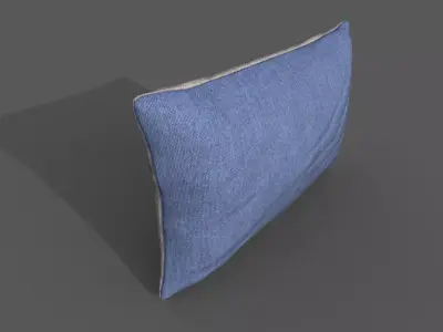 Cushion furniture Low-poly 3D model order