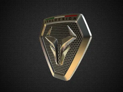 giugiaro italdesign logo 3D model
