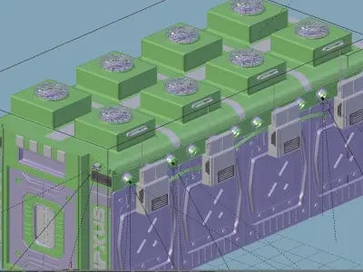 Container 3D model shop