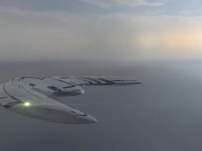 Raider Spaceship 3D model