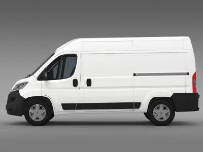 Fiat Ducato Van L2H2 2015 3D model