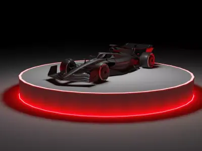 F1 2023 3D model Free low-poly 3D model