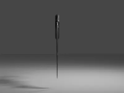 karambit pencil 3D model