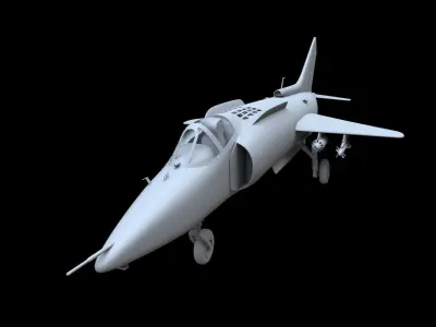 Yakovlev Yak-38 Free low-poly 3D model