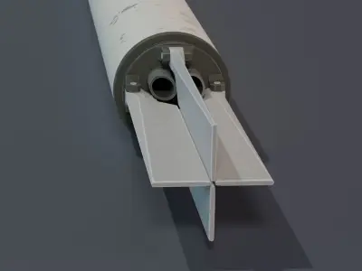 Vietnam War Era MK40 Missile 3D model