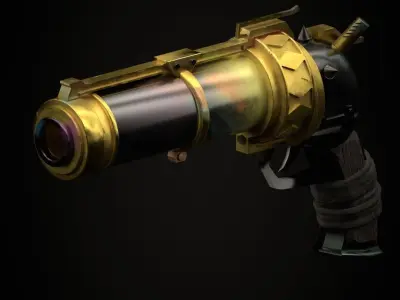 Arcane Jinx Pistol 3D model