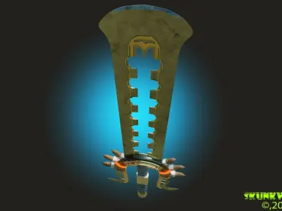 Sword Concept 01 Low-poly 3D model