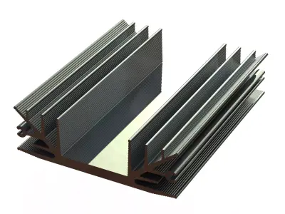 Aluminum Extruded Heat Sink MOD AL-012hs 3D model
