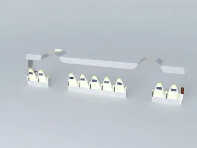 from group of people on bench Free 3D model