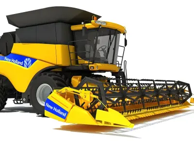New Holland Combine 3D model