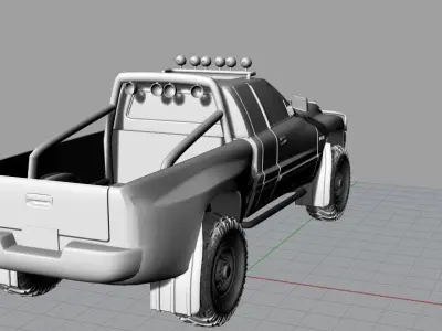 2004 Dodge Ram 2500 Free 3D print model