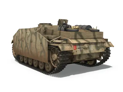 StuG III - Ausf G - 10 - Early Production 3D model