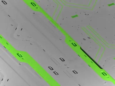 80 unique Sci-fi plates Free 3D model