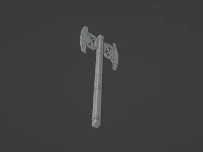 Gimlis battle axe 3D model