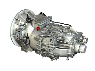 Transmission gearbox 3D model