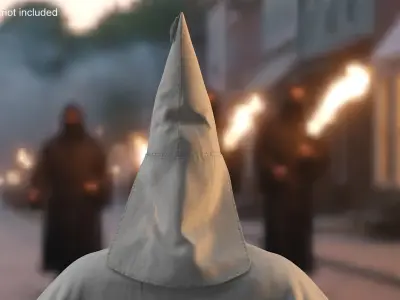 Ku Klux Klan Cap 3D model