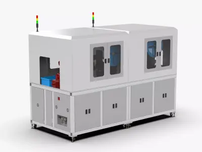 Automatic Wire Processing Machine 3D model