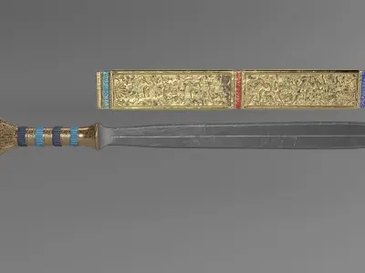 EGYPTIAN SWORD 3D model