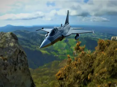 JF 17 Free low-poly 3D model