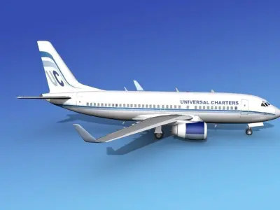 Boeing 737-700ER Universal Charters 3D model