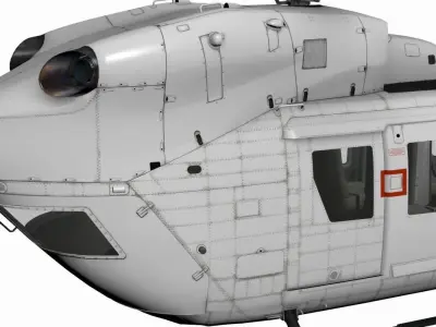 MBB-Kawasaki BK-117 3D model