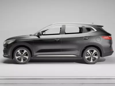 BYD Song Plus EV 2022 Low-poly 3D model