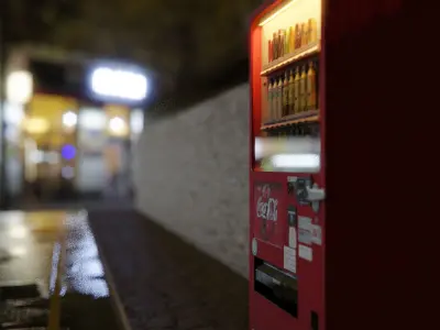 Low Poly Vending Machine Free low-poly 3D model