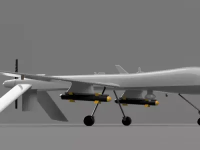 US-PREDATOR-UAV unmanned aerial vehicle 3D print model