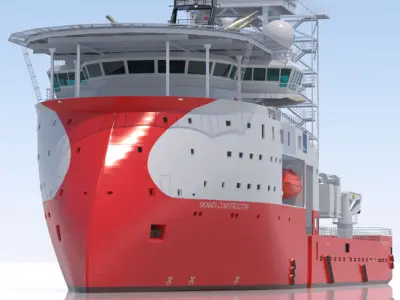 Construction Well Intervention Vessel Skandi Constructor 3D model