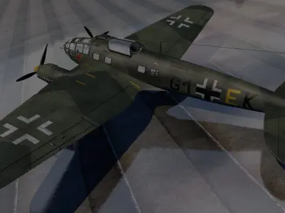 Heinkel He-111H-3 3D model