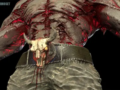 Beast Mutant Pack 2 Low-poly 3D model