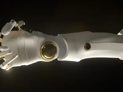 Fork Ad competition - Robot Arm 3D model